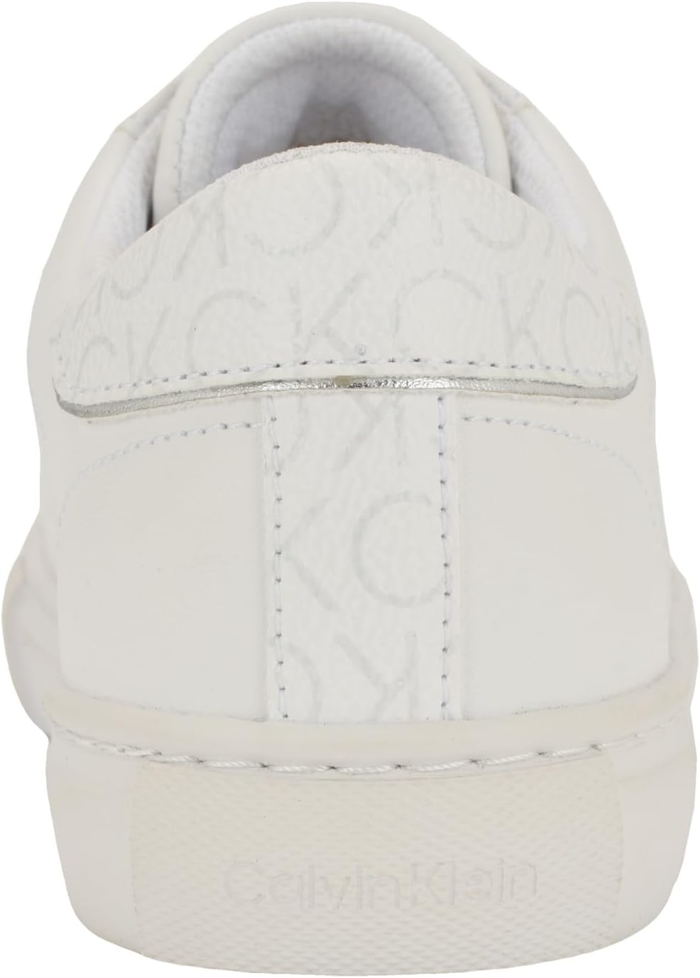 Calvin Klein Women's Charie Sneaker 39 EU White Logo 140 - تصویر 4